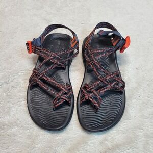 Chaco Zvolv X2 Classic Red Gray Black Strappy Crisscross Hiking Sandal Women 8